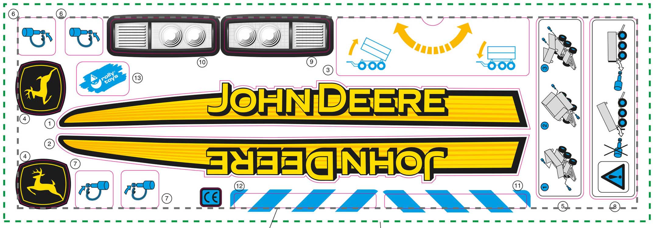 Rolly Toys Snow Cruiser John Deere - Hommel Onlineshop